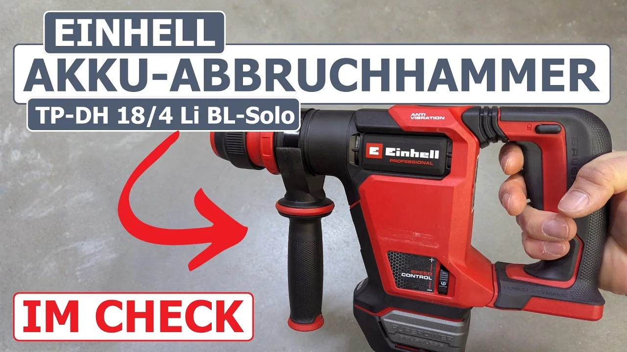 Video: Einhell TP-DH 18/4 Li BL Solo