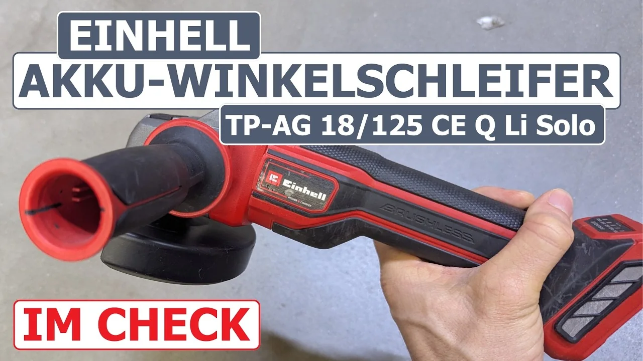 Video: Einhell Professional TP-AG 18/125 CE Q Li