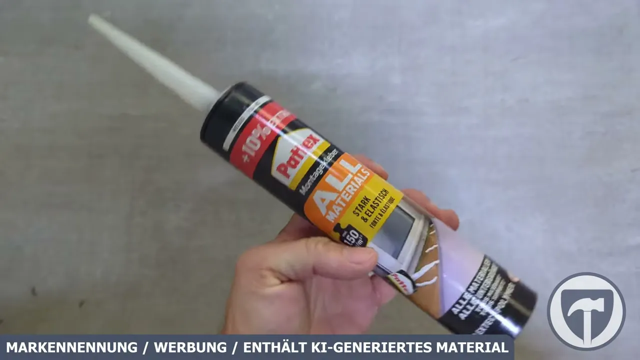 Die 450-g-Kartusche eignet sich für elastische Verklebungen im Innen- und Außenbereich auf diversen Werkstoffen.