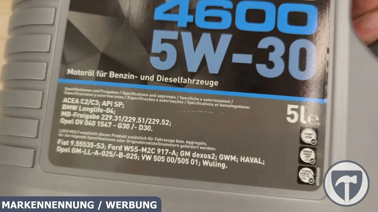 Das Leichtlauf-Motoröl besitzt zahlreiche Herstellerfreigaben und ist für Fahrzeuge mit Dieselpartikelfilter ausgelegt.