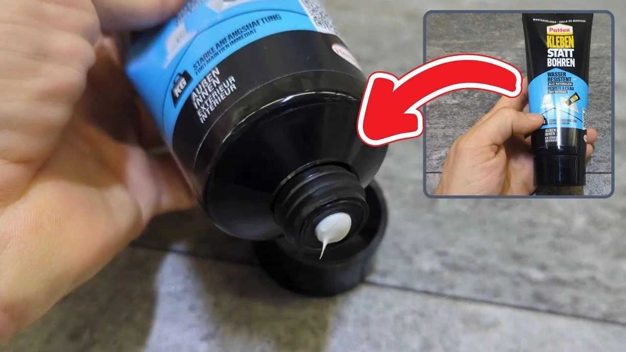 Video: Pattex Montagekleber Kleben statt Bohren Wasserresistent