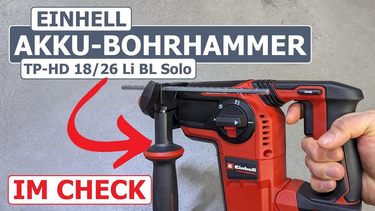 Video: Einhell Professional TP-HD 18/26 Li BL